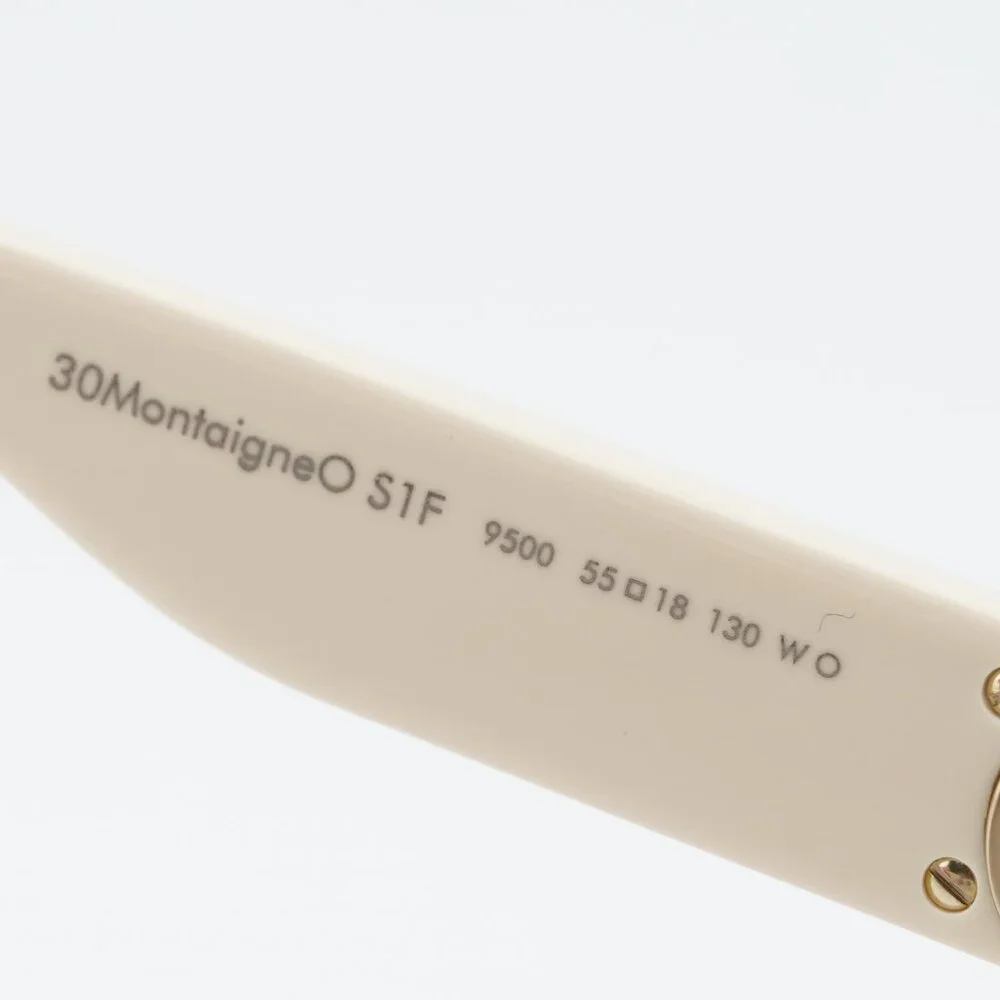 Dior 30MONTAIGNEO S1F 9500 Eyeglasses Ivory 55mm Square Frame
